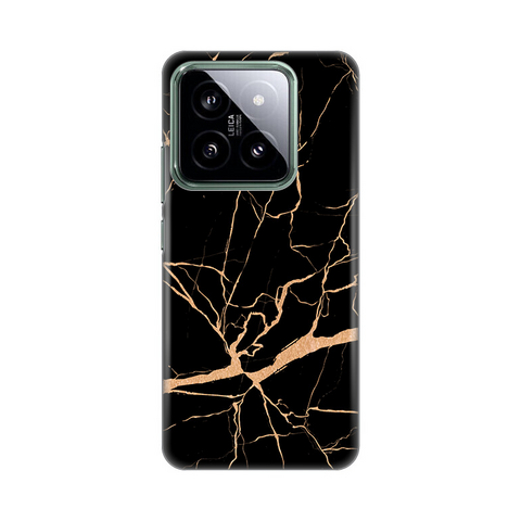 Zastitna silikonska maska (futrola) PRINT - Xiaomi 14 All crni.