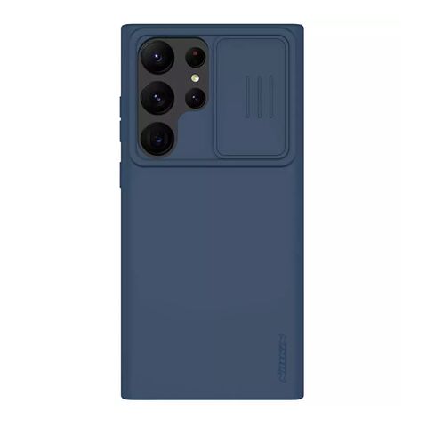 Zastitna maska (futrola) Nillkin Cam Shield Silky - Samsung Galaxy S23 Ultra plava (MS).