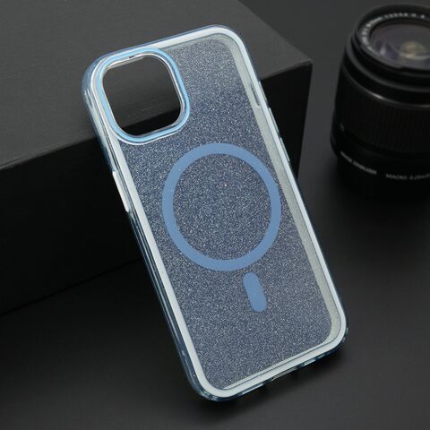 Zastitna maska (futrola) CRYSTAL MagSafe - iPhone 14 (6.1) plava (MS).