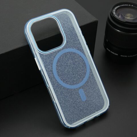 Zastitna maska (futrola) CRYSTAL MagSafe - iPhone 16 Pro (6.3) plava (MS).