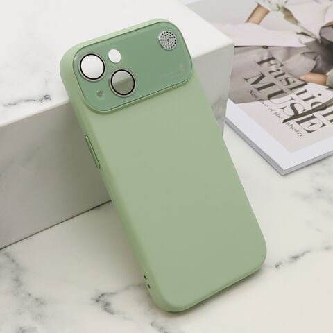 Zastitna maska (futrola) PASTEL DREAMS - iPhone 15 zelena (MS).