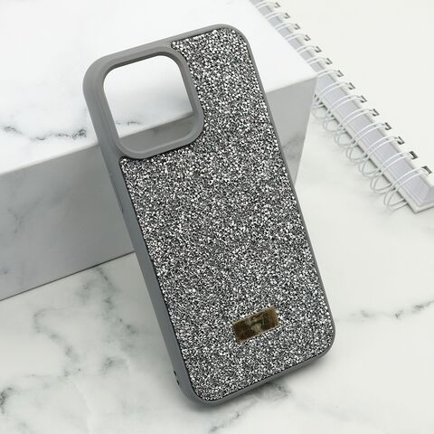 Zastitna maska (futrola) DIAMOND SELECTION - iPhone 15 Pro Max (6.7) srebrna (MS).