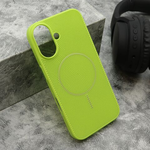 Zastitna maska (futrola) LUME MagSafe - iPhone 16 (6.1) zelena (MS).