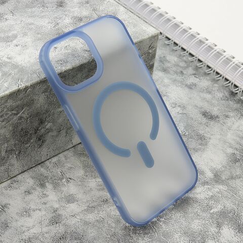 Zastitna maska (futrola) BLURRY MagSafe - iPhone 15 plava (MS).