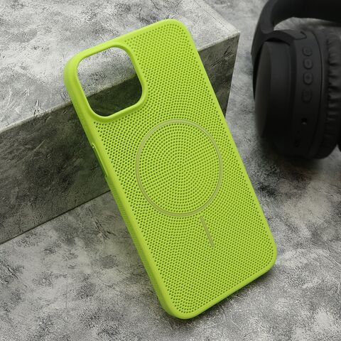 Zastitna maska (futrola) LUME MagSafe - iPhone 14 (6.1) zelena (MS).