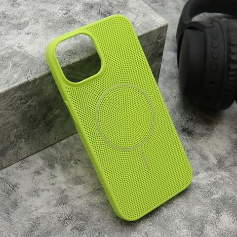 Zastitna maska (futrola) LUME MagSafe - iPhone 15 zelena (MS).