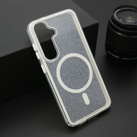 Zastitna maska (futrola) CRYSTAL MagSafe - Samsung S931 Galaxy S25 5G bela (MS).
