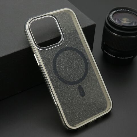 Zastitna maska (futrola) CRYSTAL MagSafe - iPhone 16 Pro Max (6.9) crna (MS).