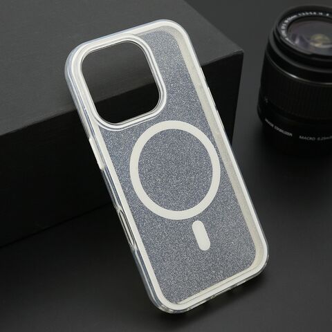 Zastitna maska (futrola) CRYSTAL MagSafe - iPhone 16 Pro (6.3) bela (MS).