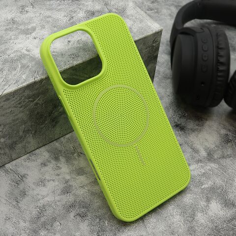 Zastitna maska (futrola) LUME MagSafe - iPhone 16 Pro Max (6.9) zelena (MS).