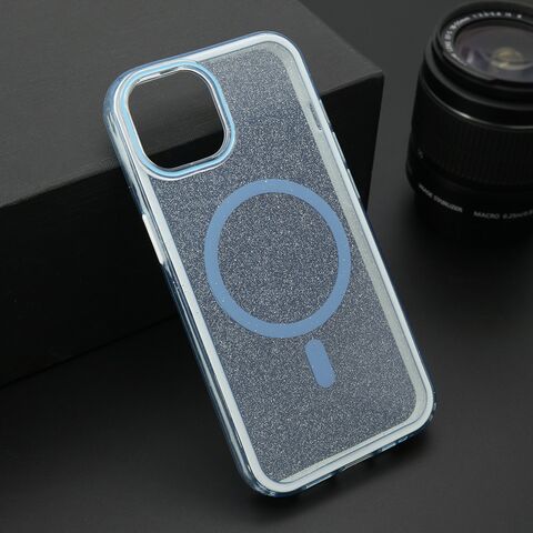 Zastitna maska (futrola) CRYSTAL MagSafe - iPhone 13 (6.1) plava (MS).
