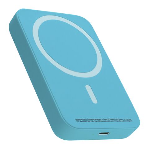 Univerzalna Back Up Baterija MagSafe 15W 5000 mAh svetlo plavi (MS).
