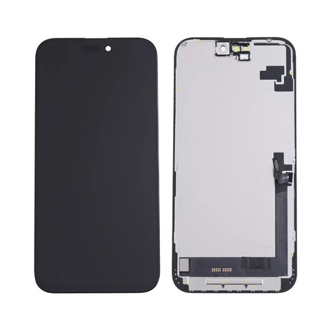 LCD displej (ekran) - iPhone 16 Plus + touchscreen crni APLONG OEM Changed Glass.