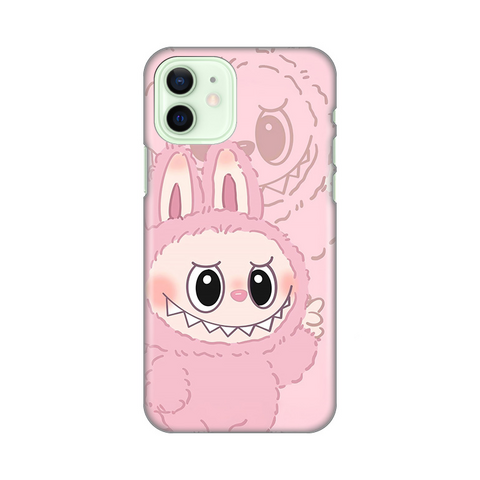 Zastitna silikonska maska (futrola) PRINT - iPhone 12/12 Pro 6.1 La Bubu Pink.