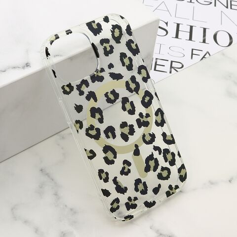 Zastitna maska (futrola) LEOPARD MagSafe - iPhone 15 crna (MS).