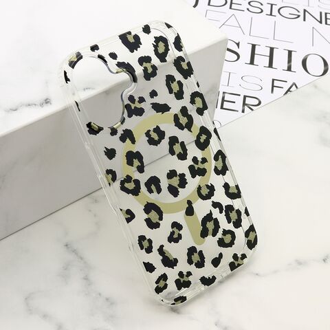 Zastitna maska (futrola) LEOPARD MagSafe - iPhone 16 (6.1) crna (MS).
