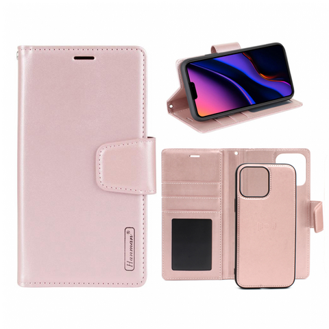 Zastitna maska (futrola) Hanman Canvas ORG 2u1 - iPhone 13 Pro roze.