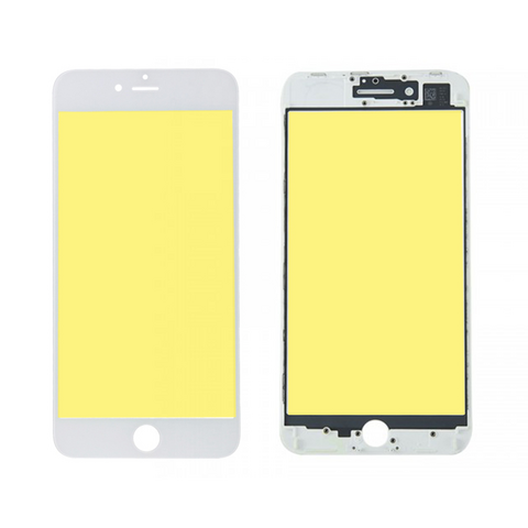 Staklo touchscreen-a + okvir za Iphone 7 Plus Belo (Crown Quality).