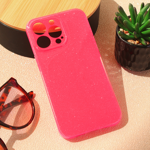 Zastitna maska (futrola) Sparkle Dust - iPhone 13 Pro pink.