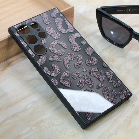 Zastitna maska (futrola) Shiny glass - Samsung Galaxy S23 Ultra crna.