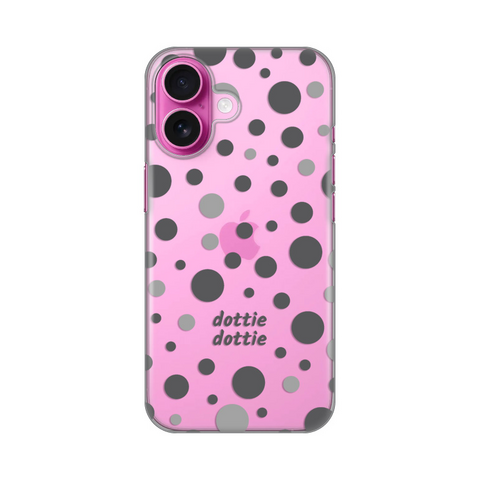 Zastitna ultra tanka (skin) maska / futrola PRINT - iPhone 16 6.1 Dottie Dottie Gray.