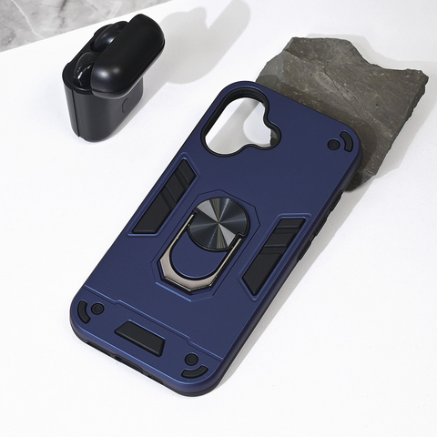 Zastitna maska (futrola) Hard Ring - iPhone 16 6.1 tamno plava.