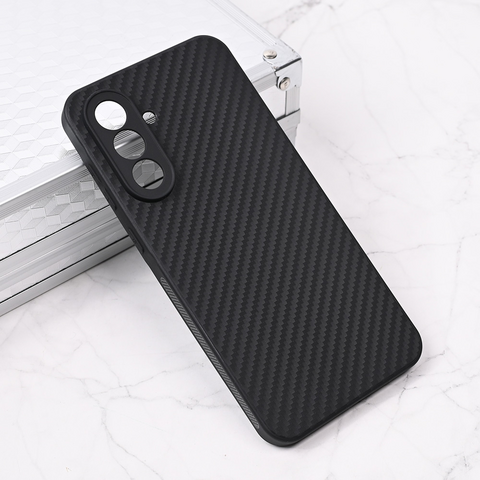 Zastitna maska (futrola) Carbon fiber - Samsung A566 Galaxy A56 5G crna.