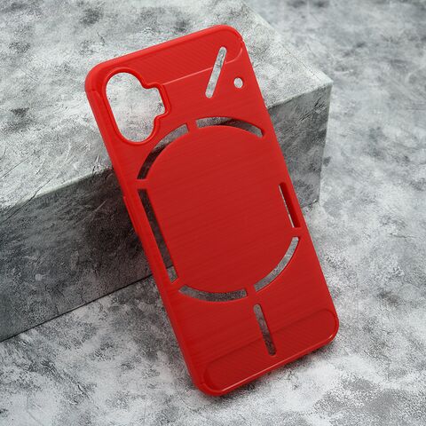 Zastitna maska (futrola) BRUSHED CIRCLE - Nothing Phone 1 crvena (MS).