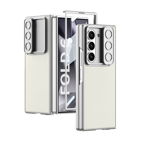 Zastitna maska (futrola) CAMERA SWIPE - Samsung Galaxy Z Fold 6 5G bela (GKK case) (MS).