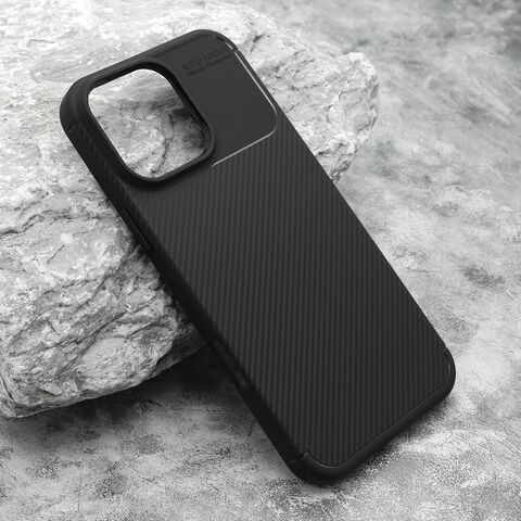 Zastitna maska (futrola) Carbon - iPhone 16 Pro Max (6.9) crna (MS).