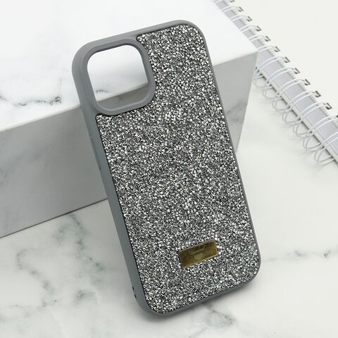 Zastitna maska (futrola) DIAMOND SELECTION - iPhone 15 srebrna (MS).