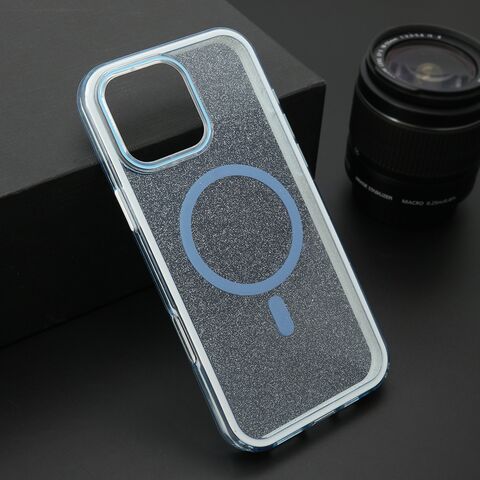 Zastitna maska (futrola) CRYSTAL MagSafe - iPhone 16 Pro Max (6.9) plava (MS).