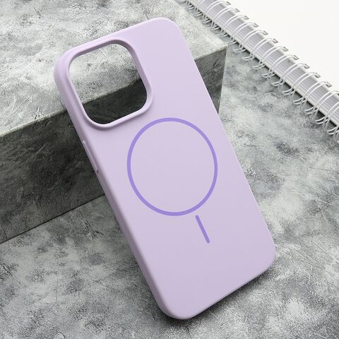 Zastitna maska (futrola) FLEX MagSafe - iPhone 15 Pro Max (6.7) ljubicasta (MS).