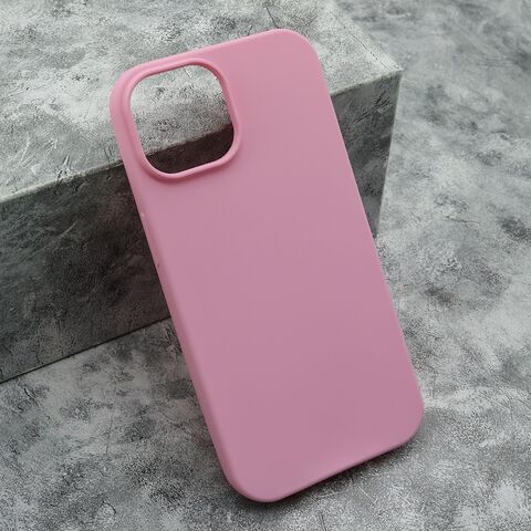 Zastitna maska (futrola) GENTLE COLOR - iPhone 15 roze (MS).