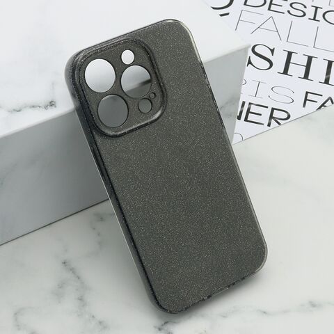 Zastitna maska (futrola) GLOW SHINING - iPhone 15 Pro (6.1) tamno siva (MS).