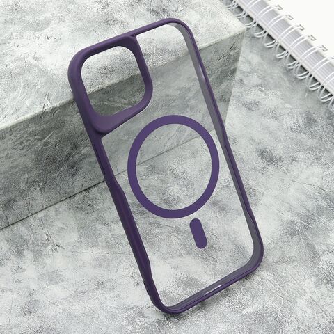 Zastitna maska (futrola) GRIP GUARD MagSafe - iPhone 15 ljubicasta (MS).