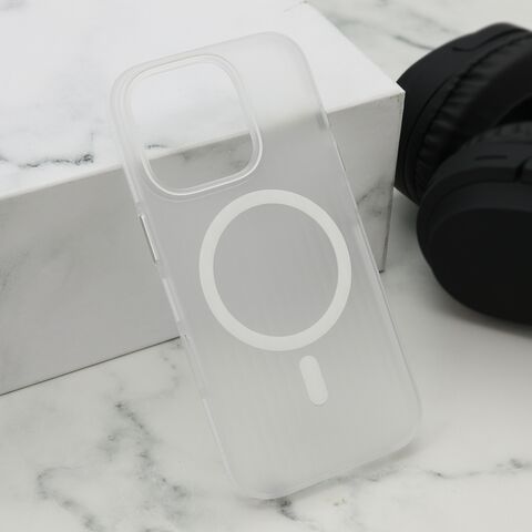 Zastitna maska (futrola) MagSafe HARMONY - iPhone 16 Pro (6.3) bela (MS).