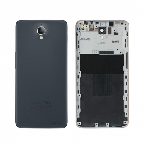 Srednji deo+poklopac - Alcatel OT Idol X+/6043D crni SPO SH.
