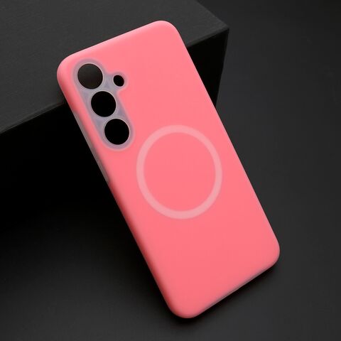 Zastitna maska (futrola) PASTEL COLOR MagSafe - Samsung S936 Galaxy S25 Plus 5G pink (MS).