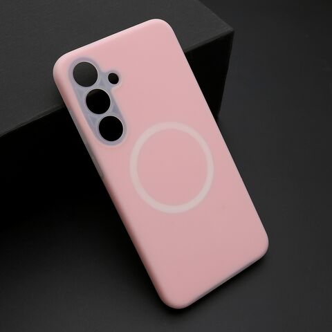 Zastitna maska (futrola) PASTEL COLOR MagSafe - Samsung S936 Galaxy S25 Plus 5G roze (MS).