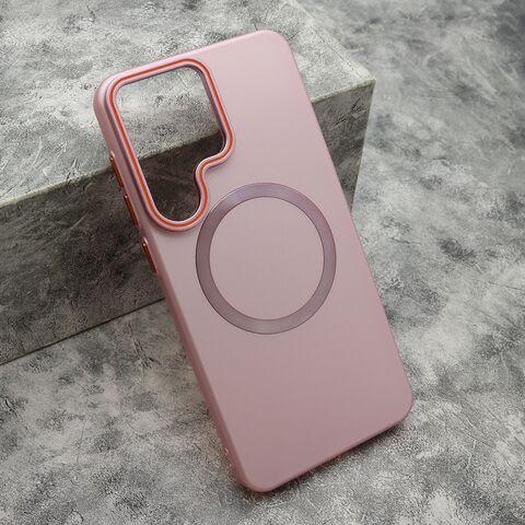 Zastitna maska (futrola) PRO CASES MagSafe - Samsung S936 Galaxy S25 Plus 5G roze (MS).