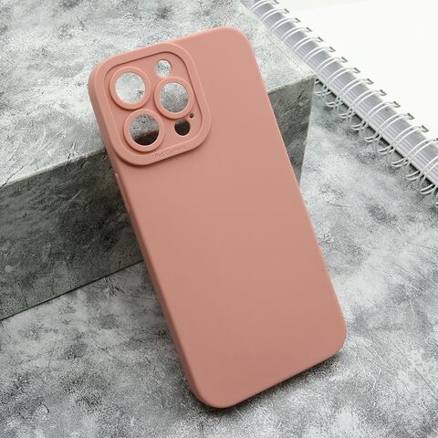 Zastitna silikonska maska (futrola) Pro Camera - iPhone 15 Pro Max (6.7) roze (MS).