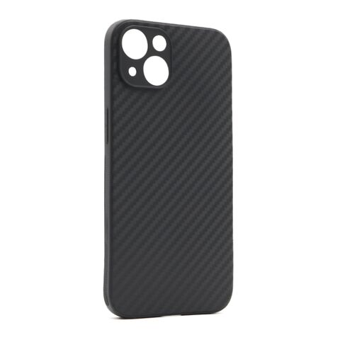 Zastitna silikonska maska (futrola) CARBON LIGHT - iPhone 13 (6.1) crna (MS).