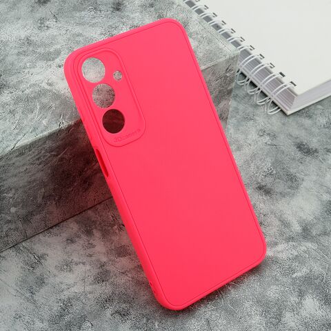 Zastitna maska (futrola) Soft 3D camera - Samsung A256 Galaxy A25 5G roze (MS).