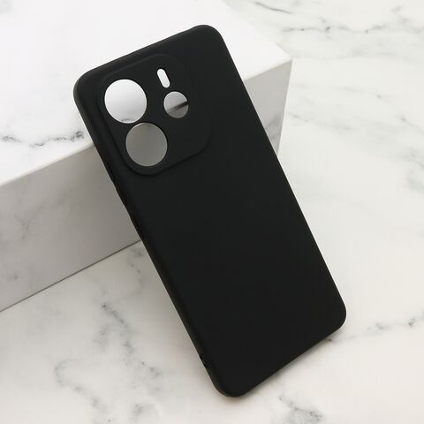 Zastitna maska (futrola) Soft Silicone - Xiaomi Redmi Note 14 4G crna (MS).