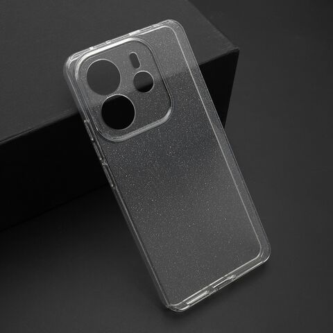 Zastitna maska (futrola) SPARKLING - Xiaomi Redmi Note 14 4G providna (MS).