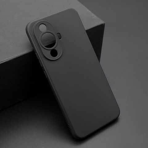 Zastitna ultra tanka (skin) maska / futrola KOLOR - Huawei Nova 12S crna (MS).