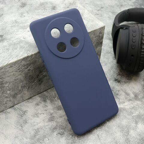 Zastitna maska (futrola) VELVET TOUCH - Huawei Honor Magic 7 lite tamno plava (MS).