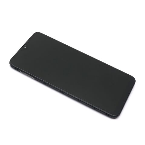 LCD displej (ekran) - Samsung A105F Galaxy A10 + Touch screen + okvir APLONG Original Material crni (MS).