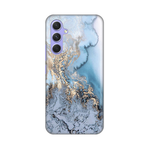 Zastitna silikonska maska (futrola) PRINT - Samsung A546B Galaxy A54 5G Blue Gold Marble.